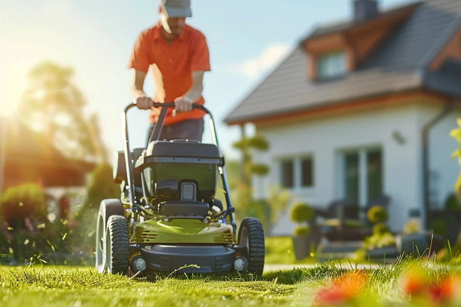 electric push lawnmower